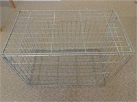 Large Metal Dog Cage - 21"x36"x25"