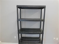 5 Tier Plastic Shelf - 36"x17"x73"