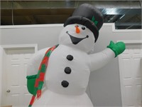 110 Volt Blow Up Frosty Snow Man-96" Tall   Tested