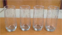 4 Princess house glasses