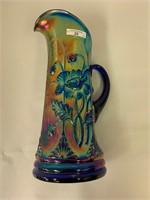 Nwood stunning Elec. Blue Oriental Poppy tankard