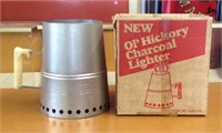 Ol' hickory charcoal lighter with box