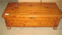 Cedar Chest W/ Brass Fittings - 15" x 42" x 19"