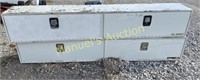 (2) PREOWNED TRUCK BED TOOL CHEST-8'x16"x13"