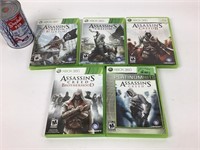 5 jeux Xbox 360 Assassin's Creed dont Brotherhood