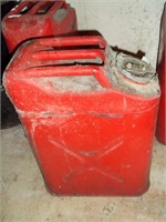 5 Gallon Metal Jerry Gas Can Full of Gas