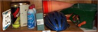 Shelf Contents-Camp Shovel-Bike Helmet-Can Snow*