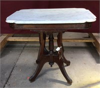 Antique Victorian Marble Top Table