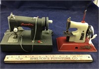 Sew-Ette Toy Japanese And Sew-O-Matic Jr. Sewing