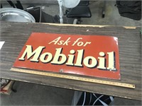 ASK FOR MOBIL OIL SIGN
