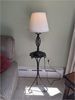 Metal Table Lamp w/ Metal Stand