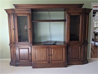 Solid Wood Entertainment Center