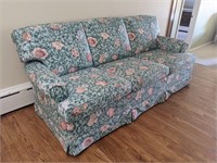 Floral Upholstered Couch