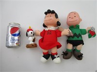 3 figurines Snoopy