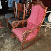 Old Upulstered Rocking chair