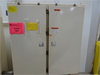2-Door Electrical Cabinet w/ Contents