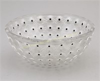 Lalique Nemours frosted enamel bowl, Bol givré