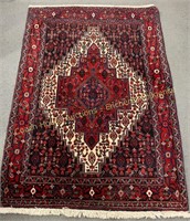 Persian rug, tapis de Perse, 50" x 69"