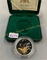 2002 Golden Tulip 50 cent silver coin, Pièce de