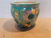 Fruit Patterned Beautifully Colored Flower Planter