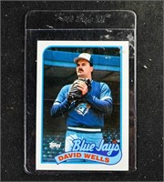 DAVID WELLS ROOKIE CARD RC TOPPS