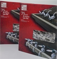 2 Boxes of All Purpose Light Clips