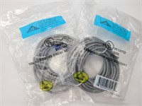 2 Packs of Gray 14' Ethernet Cables