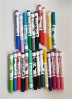 CRAYOLA SKINNIES FINE LINE WASHABLE MARKERS