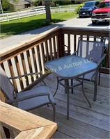 Patio Table Set - (2) Chairs & Table