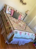 Full Size Bed & Bedding