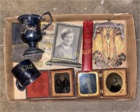 Box of Antique Items