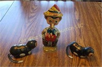 1939 Pinocchio Tin Toys