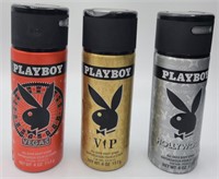 Lot of 3 Playboy All Over Body Spray