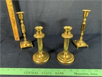 Golden Candle Holders