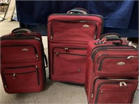 Set of three luggage