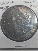 1882-P $1 BU Toned