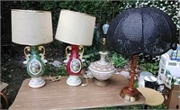 4 Assorted Lamps- S1