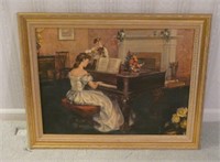 Picture of lady playing piano