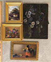 Collection of 4 Flower Pictures