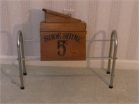 Shoe-Shine Box & Shoe Rack