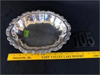 Scalloped Serving Bowling (silver plate)