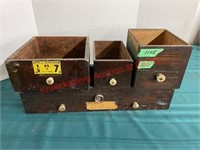 Antique Wood Drawers