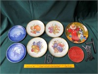 7 Decorative Plates - Marked