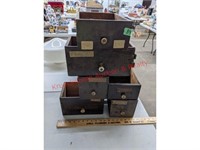 6 Antique Drawers