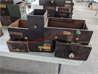 6 Antique Drawers