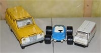 3 Vintage Toy Vehicles - 2 Tonka, 1 Ambulance