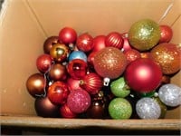 Large Group of Christmas Tree Bulb Ornaments