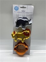 SAFARI POLYRESIN COOKIE CUTTER SET