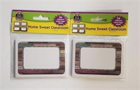 2PACK HOME SWEET CLASSROOM ADHESIVE NAME TAGS