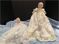 2 infant dolls